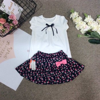 Chân váy hoa thô kèm quần Chân váy hoa thô kèm quần