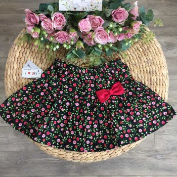 Chân váy hoa thô xuân hè bé gái size 3- 10 Chân váy hoa thô xuân hè bé gái size 3- 10