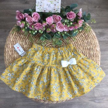 Chân váy hoa thô xuân hè bé gái size 3- 10 Chân váy hoa thô xuân hè bé gái size 3- 10