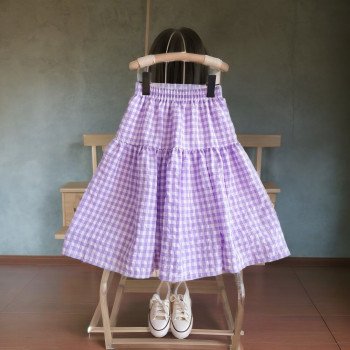 Chân váy kẻ caro dáng dài size 7 -15