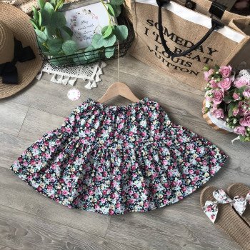 Chân váy hoa thô kèm quần cotton size đại s - xl Chân váy hoa thô kèm quần cotton size đại s - xl