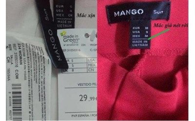 Phân biệt quần áo trẻ em xuất khẩu thật và giả