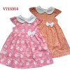 váy thu tay hến cổ sen-V715314-kidsky-bán sỉ váy thu tay hến cổ sen-V715314 váy thu tay hến cổ sen-V715314-