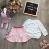 bộ áo chân váy tim-kidsky-bán sỉ bộ áo chân váy tim bộ áo chân váy tim-