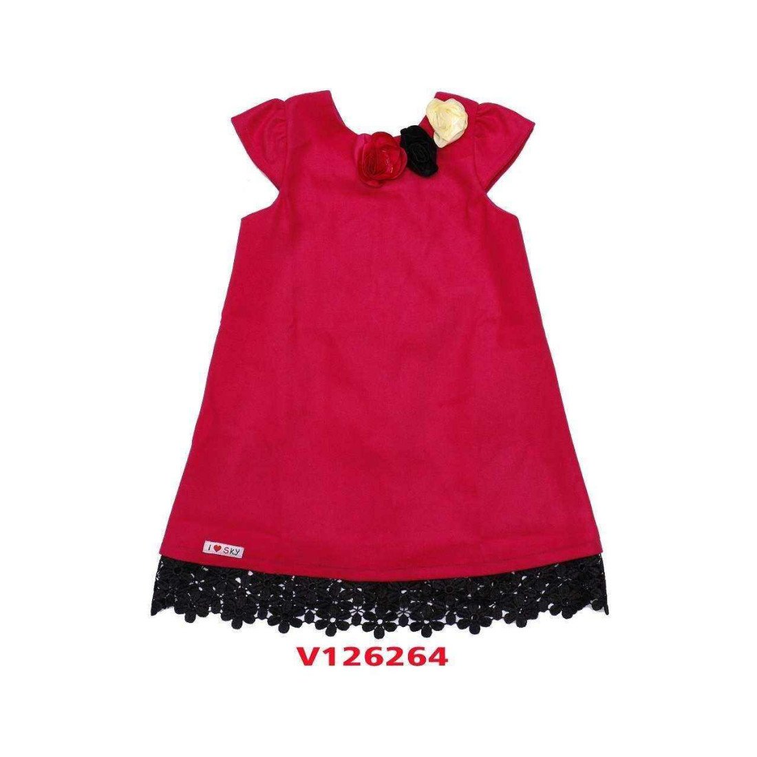 Váy dạ tay hến bé gái - V126264-