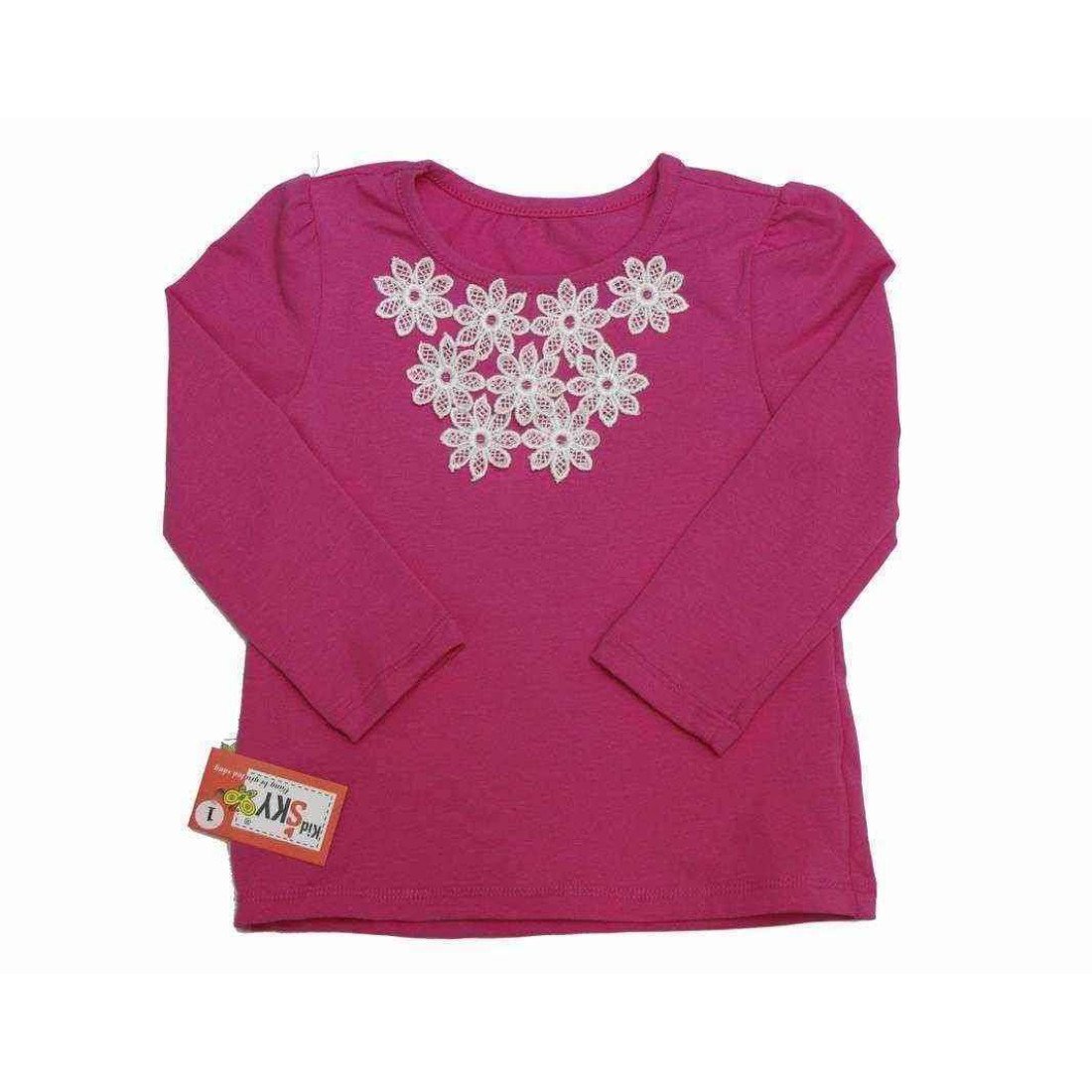 áo cotton thu bé gái -A2875-
