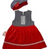 Váy nhung mũ-V29115-
