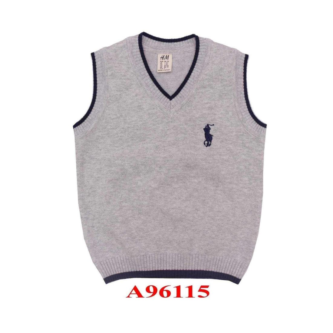 áo gile len thêu polo-