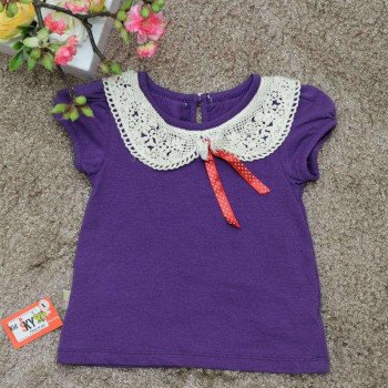 áo cổ ren bé gái - A755 áo cổ ren bé gái - A755