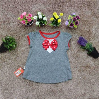 Áo cộc tay nơ cổ - A1555