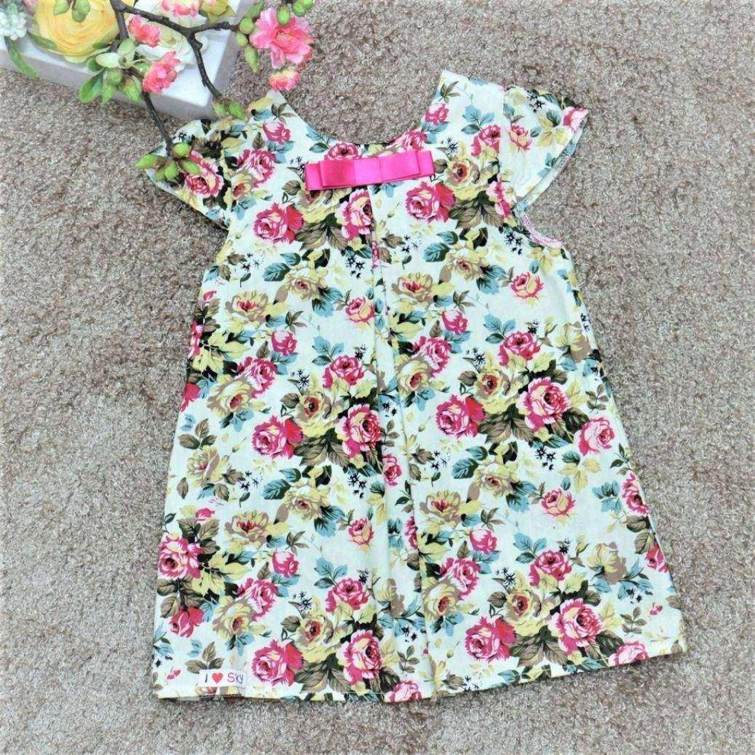 váy thô hoa tay hến- V615215-kidsky-bán sỉ váy thô hoa tay hến- V615215 váy thô hoa tay hến- V615215-