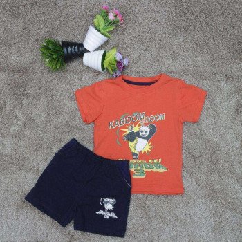 Bộ cotton bé trai - B46198 Bộ cotton bé trai - B46198