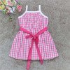 Váy hai dây thô kẻ - V46125-kidsky-bán sỉ Váy hai dây thô kẻ - V46125 Váy hai dây thô kẻ - V46125-