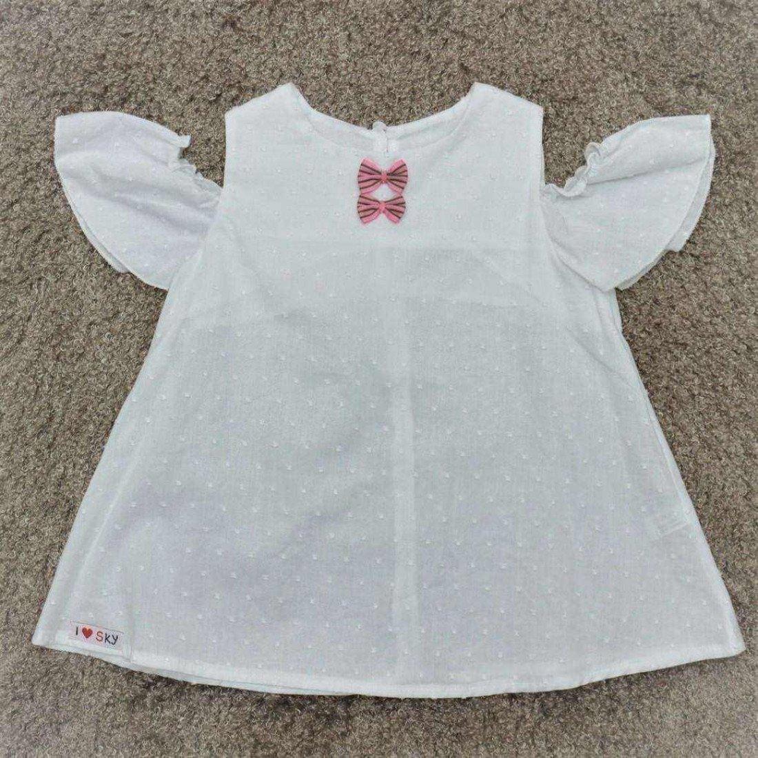 váy boy xòe nơ cổ-V76205-kidsky-bán sỉ váy boy xòe nơ cổ-V76205 váy boy xòe nơ cổ-V76205-
