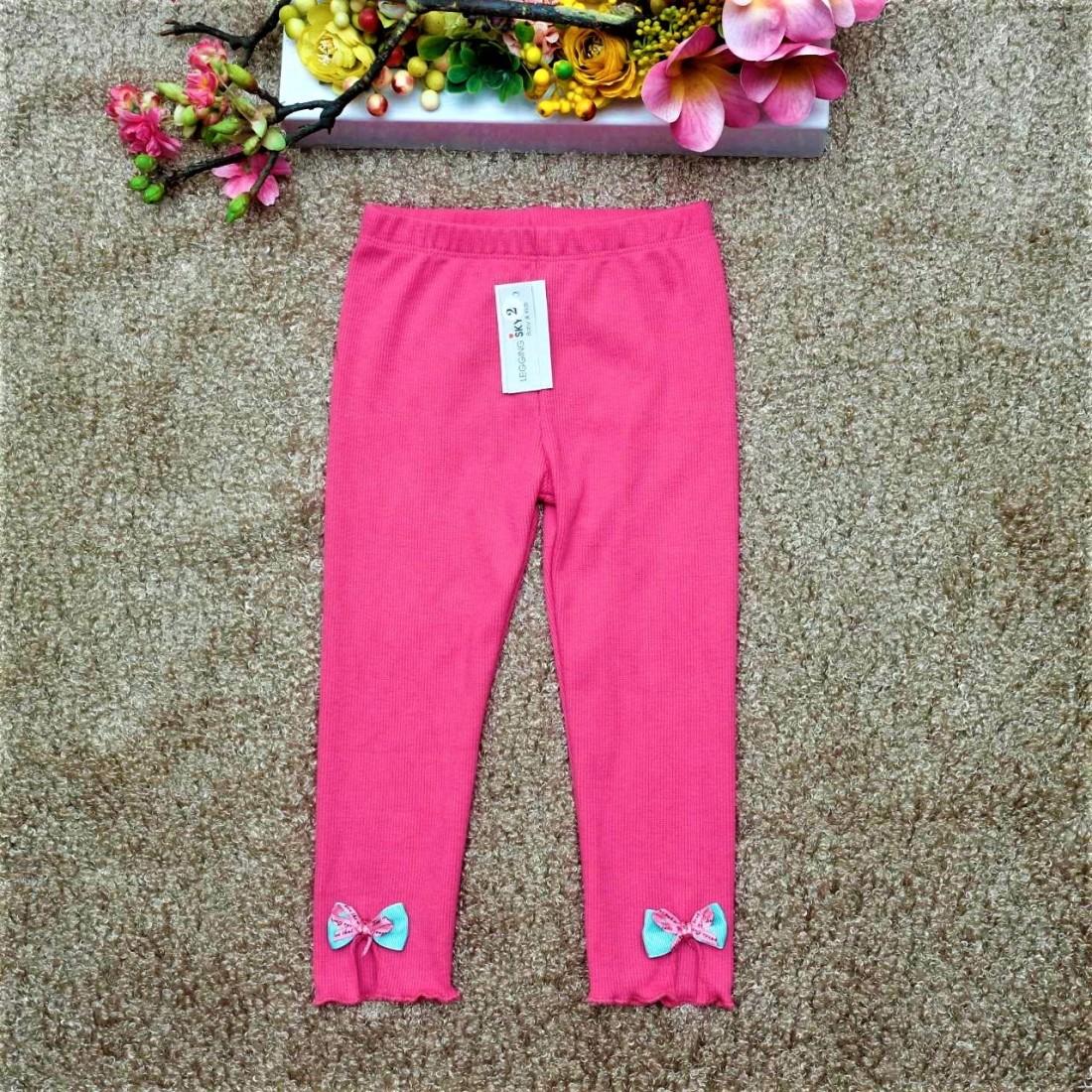 legging len tăm sẻ gấu size 9-12-