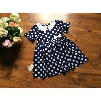 Váy chấm bi cổ sen Váy chấm bi cổ sen