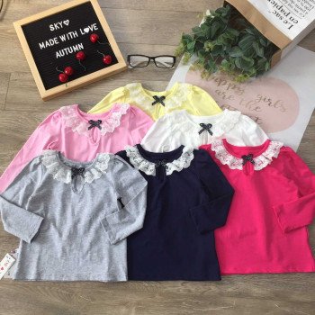 Áo thun cotton dài tay co giãn Áo thun cotton dài tay co giãn