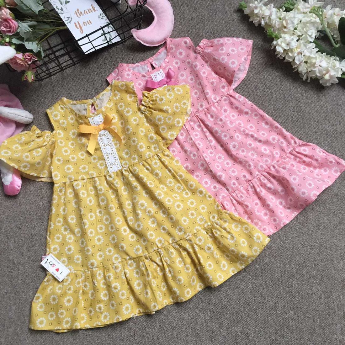 váy đuôi cá ren ngực size 4-8-