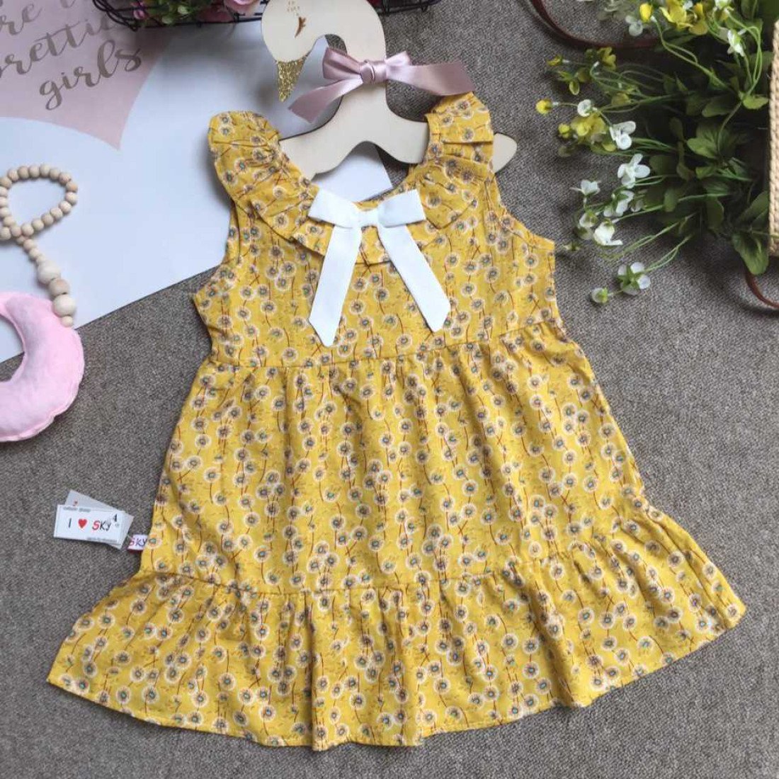 váy boi sát nách đuôi cá 2 tầng size 4 -8-