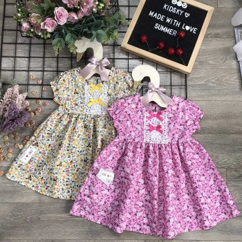 váy hoa thô bé gái ren ngưc  váy hoa thô bé gái ren ngưc