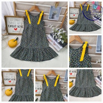 Váy hoa đuôi cá maxi size 7-10 Váy hoa đuôi cá maxi size 7-10