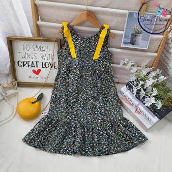 Váy hoa đuôi cá maxi size 7-10 Váy hoa đuôi cá maxi size 7-10