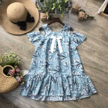 Váy hoa thô size đại 9-12  - v50294 Váy hoa thô size đại 9-12  - v50294