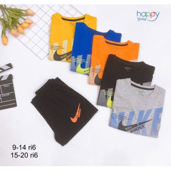 Bộ cotton bé trai dài tay NIKE Bộ cotton bé trai dài tay NIKE